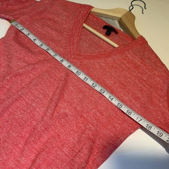 J. Crew Merino Linen Pink V-Neck Sweater Size Extra Small - Picture 5 of 8